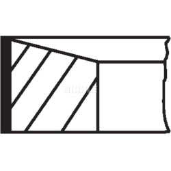 stūmoklio žiedų komplektas
                                MAHLE                                                021 RS 101