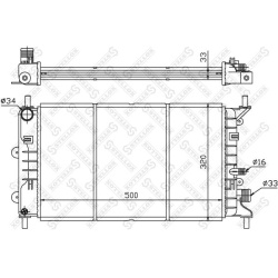 Aušinimo radiatorius
                                STELLOX                                                10-25213-SX, STE