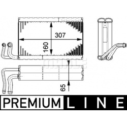 garintuvas, oro kondicionierius BEHR *** PREMIUM LINE ***
                                MAHLE                              