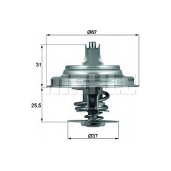 Termostatas
                                MAHLE                                                TX2587D, MAHLE, TX2587D, aut