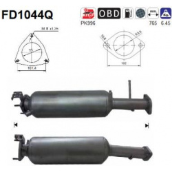 DPF, kietųjų dalelių filtras
                                                FD1044Q, AS, FD1044Q, auto detalė