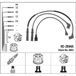 uždegimo laido komplektas
                                NGK                                                RC-ZE94A, NGK, 