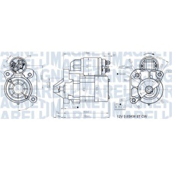 Starteris
                                MAGNETI MARELLI                                                063721186010, MAGNET