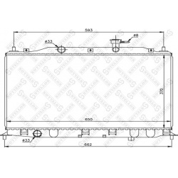 Aušinimo radiatorius
STELLOX 10-26614-SX, STE