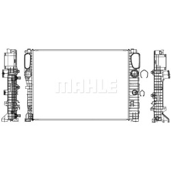 Aušinimo radiatorius
                                MAHLE                                                CR 37 000S, MAHLE,