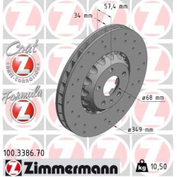 stabdžių diskas (1vnt) FORMULA Z
                                ZIMMERMANN                                                