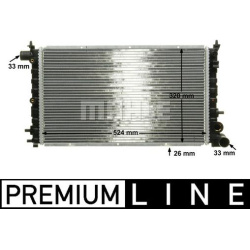 Aušinimo radiatorius
                                MAHLE                                                CR 430 000P, MAHLE