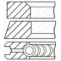 stūmoklio žiedų komplektas
                                GOETZE ENGINE                                08-123407-00, Nenu
