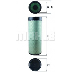antrinis oro filtras
                                MAHLE                                                LXS602, MAHLE, LXS6