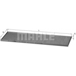 filtras, salono oras
                                MAHLE                                                LA355, MAHLE, LA355
