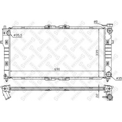 Aušinimo radiatorius
                                STELLOX                                                10-25033-SX, STE