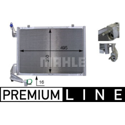 Kondensatorius, oro kondicionierius BEHR *** PREMIUM LINE ***
                                MAHLE                          