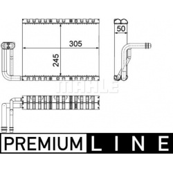 garintuvas, oro kondicionierius BEHR *** PREMIUM LINE ***
                                MAHLE                              