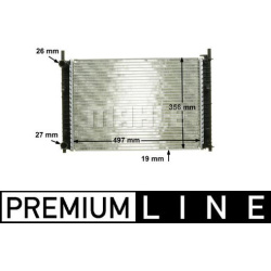 Aušinimo radiatorius
MAHLE CR 1354 000P, MAHL
