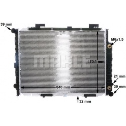 Aušinimo radiatorius
                                MAHLE                                CR 2204 001S, MAHLE, CR2204001S, a