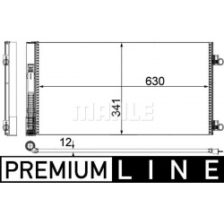 kondensatorius, oro kondicionierius BEHR *** PREMIUM LINE ***
                                MAHLE                          