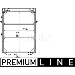 Aušinimo radiatorius
                                MAHLE                                                CR 214 000P, MAHLE