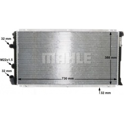 Aušinimo radiatorius
                                MAHLE                                CR 204 000S, MAHLE, CR 204 000S, a
