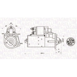 Starteris
                                MAGNETI MARELLI                                                063720680010, MAGNET