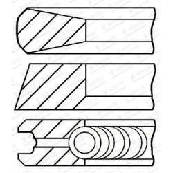 stūmoklio žiedų komplektas
                                GOETZE ENGINE                                08-430000-00, Nenu