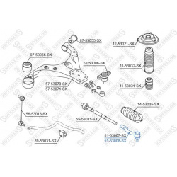 vairo traukės antgalis
                                STELLOX                                                51-53008-SX, S