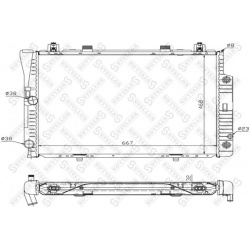 Aušinimo radiatorius
STELLOX 10-25425-SX, STE