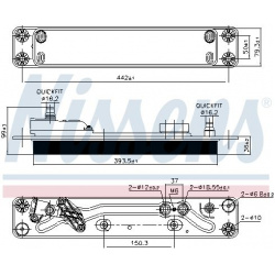Aušintuvas tepalo
                                NISSENS                                90837, NISSENS, 90837, auto detalė