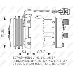 kompresorius, oro kondicionierius EASY FIT
                                NRF                                32708, NRF, 327