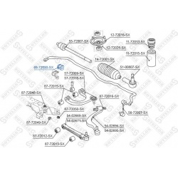 stabilizatoriaus įvorė
                                STELLOX                                89-72030-SX, STELLOX, 89-7203