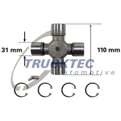 Lankstas, kardaninis velenas
                                TRUCKTEC AUTOMOTIVE                                             