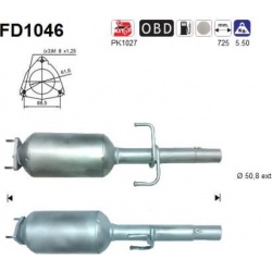 DPF, kietųjų dalelių filtras
                                                FD1046, AS, FD1046, auto detalė