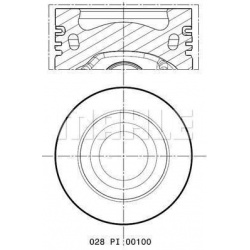 Stūmoklis
                                MAHLE                                                028 PI 00100 002, MAHLE, 028P