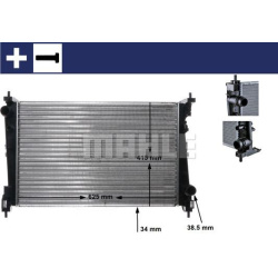 Aušinimo radiatorius
                                MAHLE                                                CR 1112 000S, MAHL