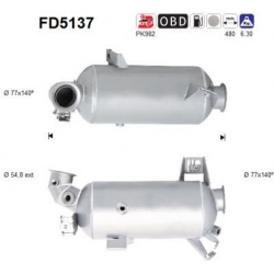 DPF, kietųjų dalelių filtras
                                                FD5137, AS, FD5137, auto detalė