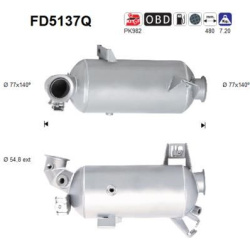 DPF, kietųjų dalelių filtras
                                                FD5137Q, AS, FD5137Q, auto detalė