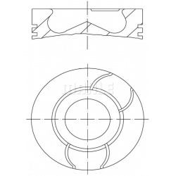 stūmoklis
                                MAHLE                                                229 21 20, MAHLE, 2292120, au