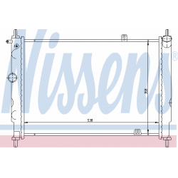 Aušinimo radiatorius
                                NISSENS                                63059, NISSENS, 63059, auto deta