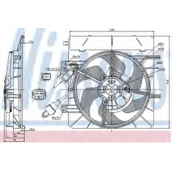 ventiliatorius, radiatoriaus
NISSENS 85307, NISSENS, 85307, au