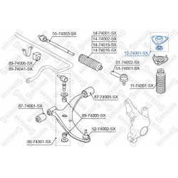 pakabos statramsčio atraminis guolis
                                STELLOX                                12-74001-SX, STE