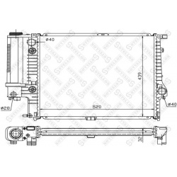 Aušinimo radiatorius
                                STELLOX                                                10-25250-SX, STE