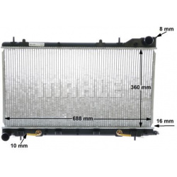 Aušinimo radiatorius
                                MAHLE                                CR 2165 000S, MAHLE, CR2165000S, a