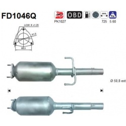 DPF, kietųjų dalelių filtras
                                                FD1046Q, AS, FD1046Q, auto detalė