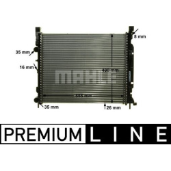 Aušinimo radiatorius
                                MAHLE                                                CR 1155 000P, MAHL