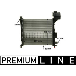 Aušinimo radiatorius
                                MAHLE                                                CR 322 000P, MAHLE