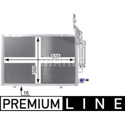 kondensatorius, oro kondicionierius BEHR *** PREMIUM LINE ***
                                MAHLE                          