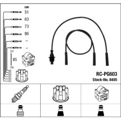 uždegimo laido komplektas
                                NGK                                                RC-PG603, NGK, 