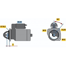 Starteris
                                BOSCH                                                0001115002, BOSCH, 0001115002,
