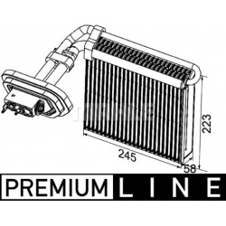 garintuvas, oro kondicionierius BEHR *** PREMIUM LINE ***
                                MAHLE                              