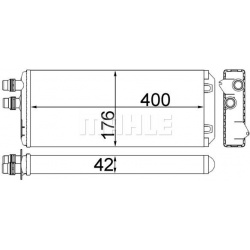 šilumokaitis, salono šildymas BEHR
                                MAHLE                                                AH 