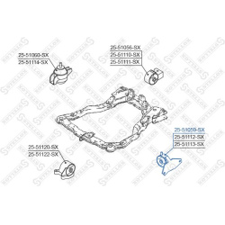Variklio montavimas
                                STELLOX                                                25-51059-SX, STELL